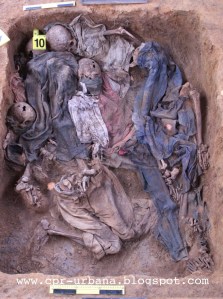 Victimas del genocidio en la zona militar de Coban