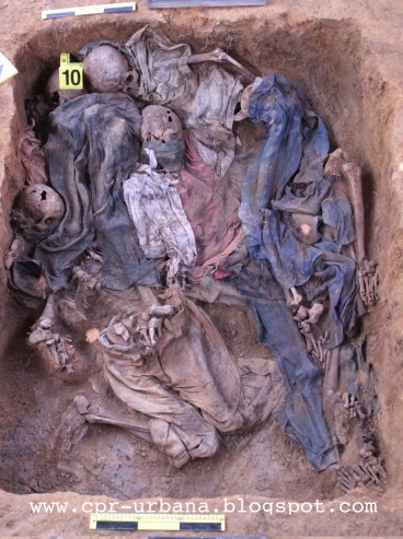 Victimas del genocidio en la zona militar de Coban